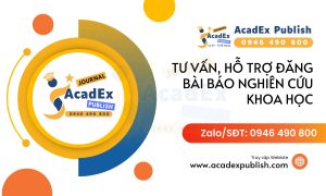 TƯ VẤN, HỖ TRỢ ĐĂNG BÀI BÁO NGHIÊN CỨU KHOA HỌC (AcadEx Publish)