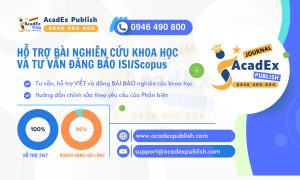 Hỗ trợ BÀI nghiên cứu khoa học và Tư vấn Đăng báo ISI/Scopus – Giải pháp học thuật minh bạch cùng Acadex Publish